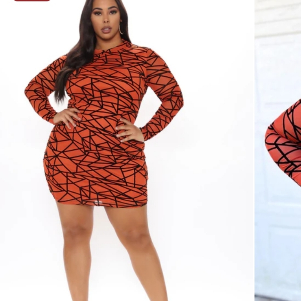 FashionNova mesh It Up Dress-NWT. Sz. 3x